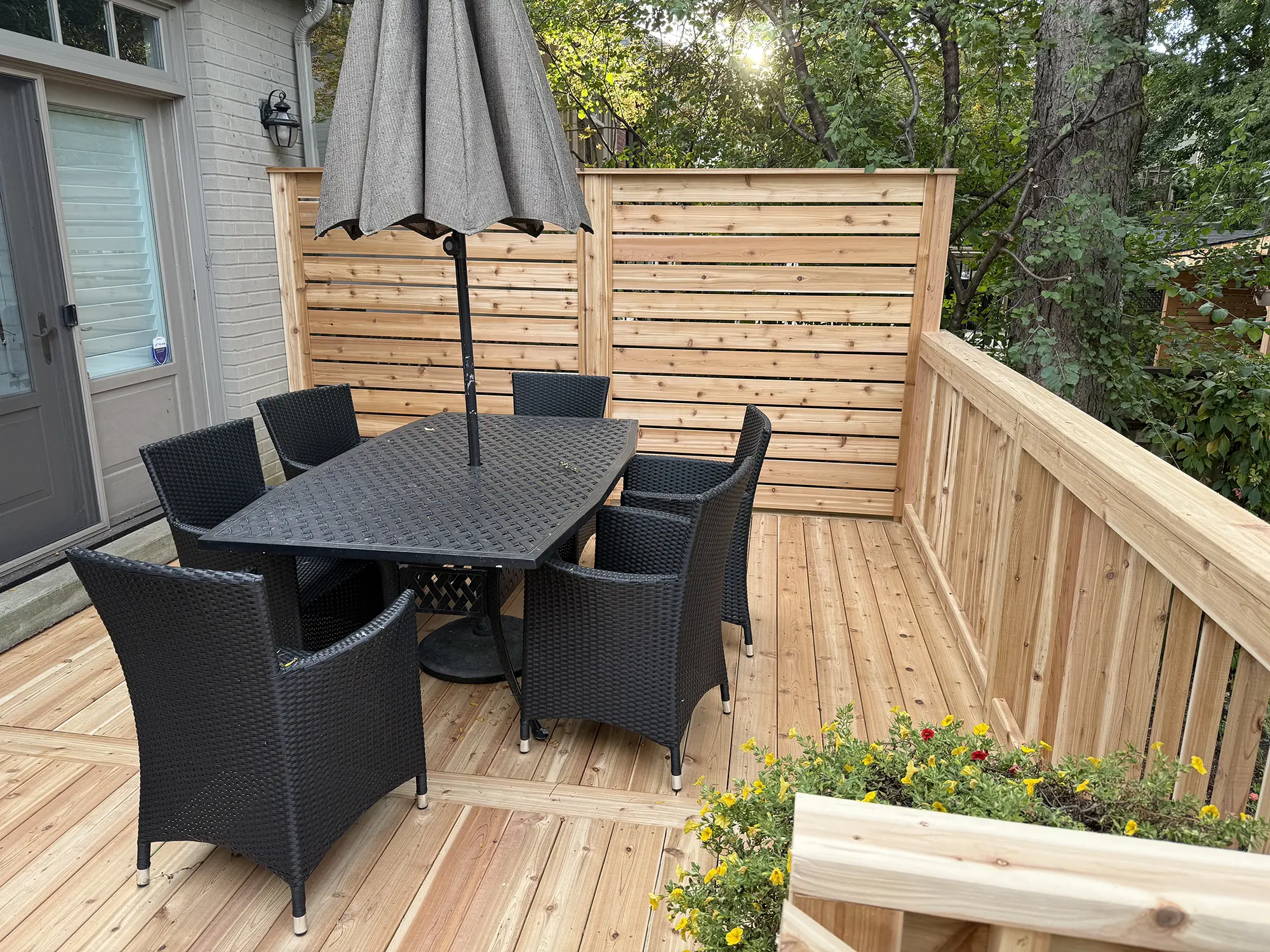 Bottom-CTA2 back deck with privacy wall by Kerta Construction