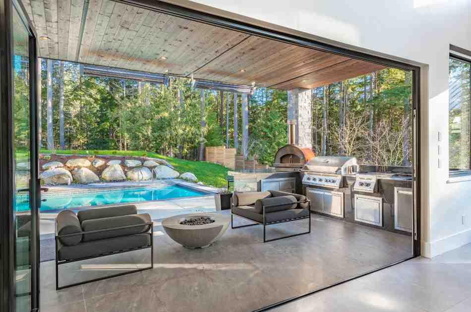 Custom Outdoor Kitchen Designed for Backyard Entertaining by Kerta Construction
